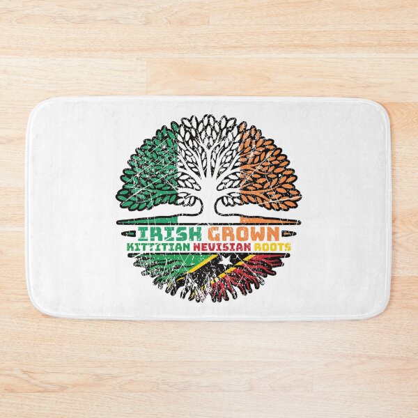 Item preview, Saint Kitts and Nevis Kittitian Nevisian Irish Ireland Tree Roots Flag designed and sold by FlagX.