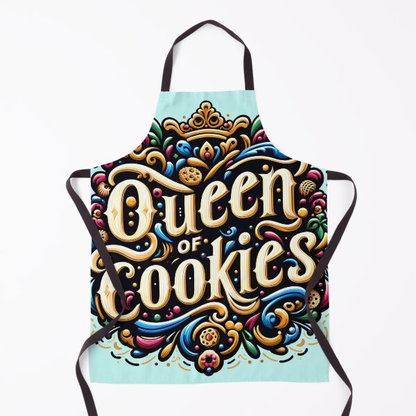 Item preview, Queen of Cookies, typography designed and sold by maxmaj.