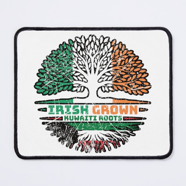 Item preview, Kuwait Kuwaiti Irish Ireland Tree Roots Flag designed and sold by FlagX.