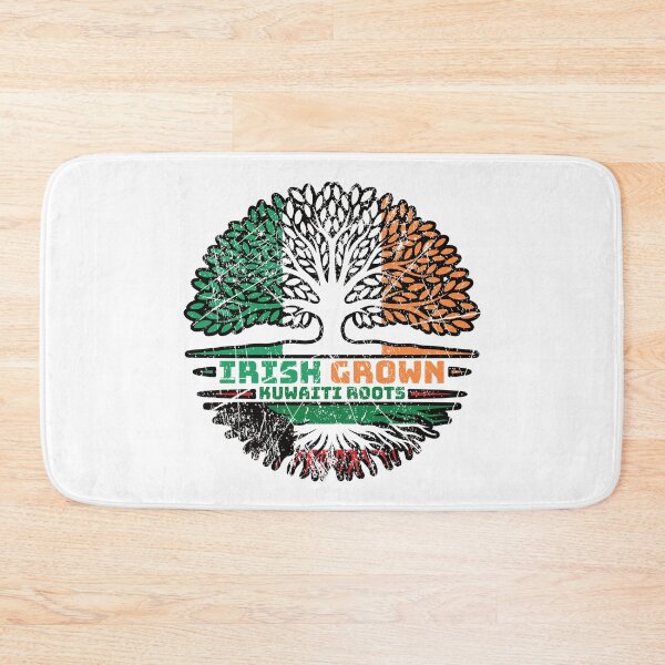 Item preview, Kuwait Kuwaiti Irish Ireland Tree Roots Flag designed and sold by FlagX.