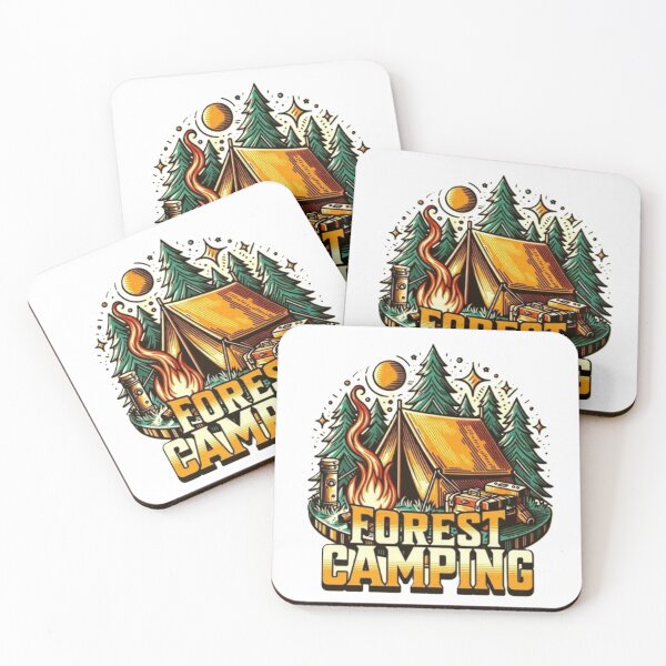 Item preview, Camp in the forest designed and sold by JonysCreativeDesigns.
