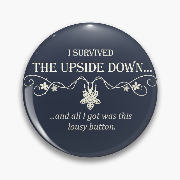 Item preview, I Survived the Upside Down Stranger Things Dark Souvenir Nerd Shirt designed and sold by ElephantShoe.