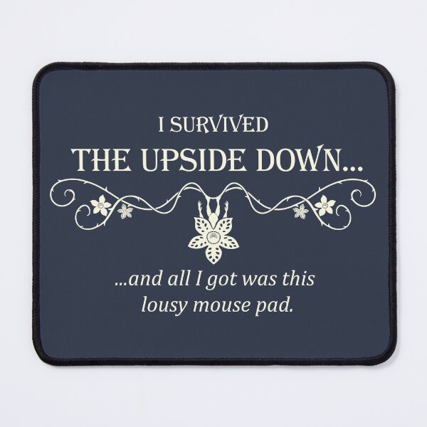 Item preview, I Survived the Upside Down Stranger Things Dark Souvenir Nerd Shirt designed and sold by ElephantShoe.