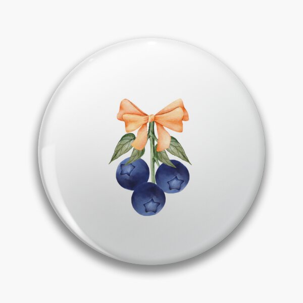 Item preview, Blueberries with Orange Ribbon designed and sold by roseglo.