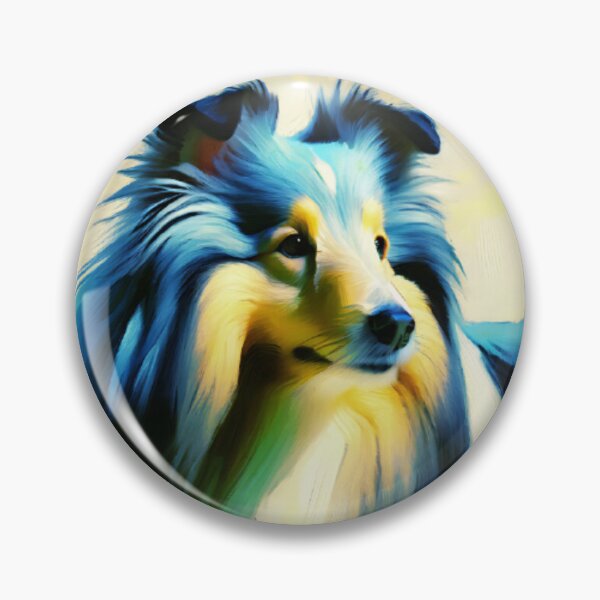 Item preview, Blue Merle Shetland Sheepdog Painting designed and sold by TheAnimalZ00.