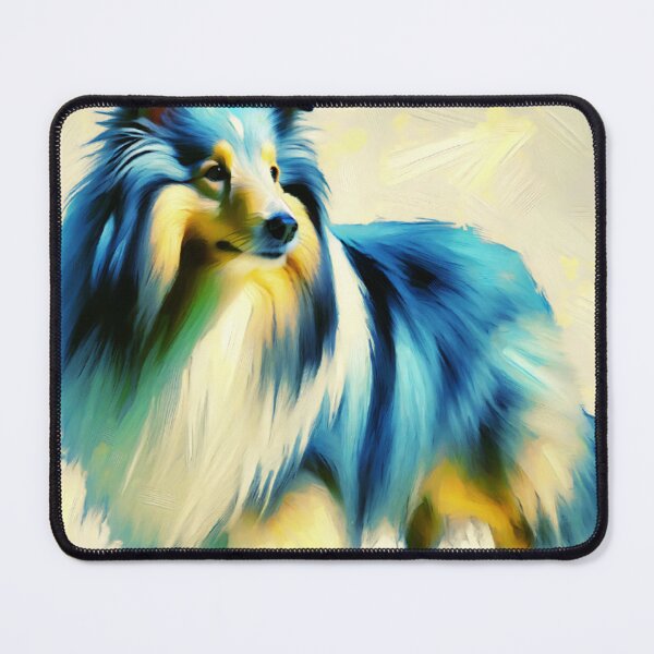 Item preview, Blue Merle Shetland Sheepdog Painting designed and sold by TheAnimalZ00.