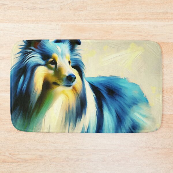 Item preview, Blue Merle Shetland Sheepdog Painting designed and sold by TheAnimalZ00.