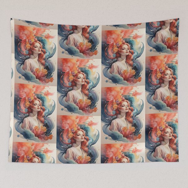 Item preview,  A Portrait of a Blooming Artistic Mind designed and sold by KilianSzmid.