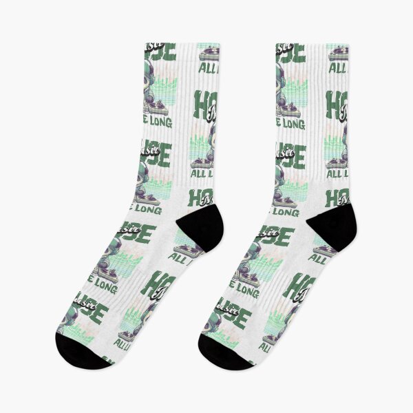 Item preview, HOUSE MUSIC  - Panda Dj (dark green)  designed and sold by Discothreadz.