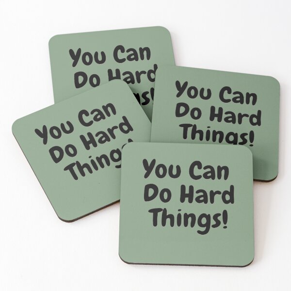 Item preview, Inspirational Reminder! You can do Hard Things! designed and sold by Rawestcott.