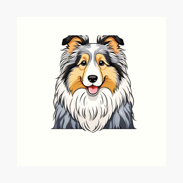 Item preview, Blue Merle Shetland Sheepdog  designed and sold by TheAnimalZ00.