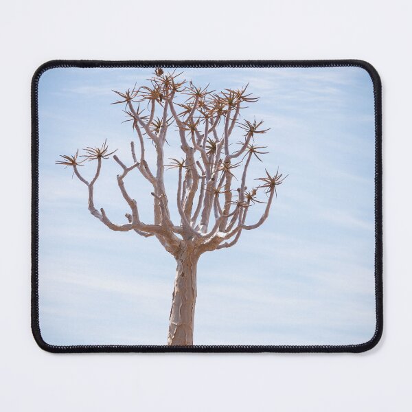 Item preview, One Quiver Tree against blue sky with clouds designed and sold by Images by Chris de Blank.