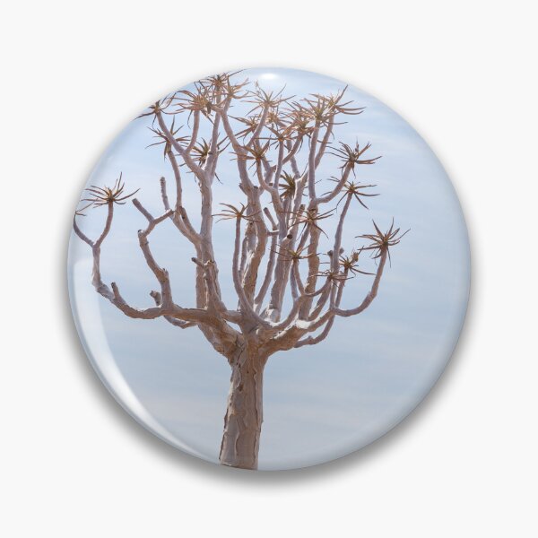 Item preview, One Quiver Tree against blue sky with clouds designed and sold by Images by Chris de Blank.