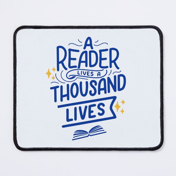Item preview, A reader lives a thousand lives - blue designed and sold by Neadoodles.