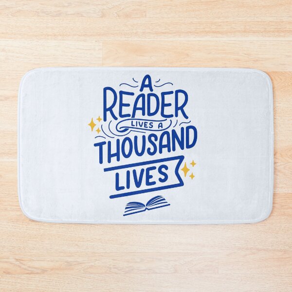 Item preview, A reader lives a thousand lives - blue designed and sold by Neadoodles.
