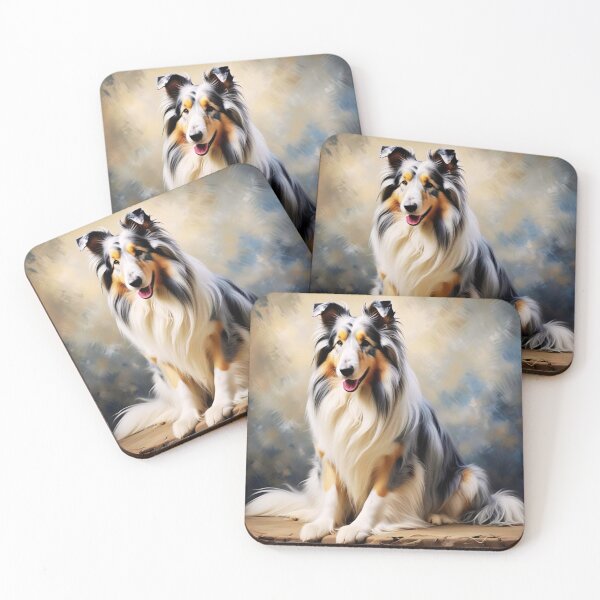 Item preview, Blue Merle Shetland Sheepdog Painting designed and sold by TheAnimalZ00.