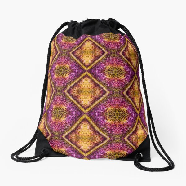 EUCALYPTEAE - Gum Leaf - Microscopy Photograph Drawstring Bag