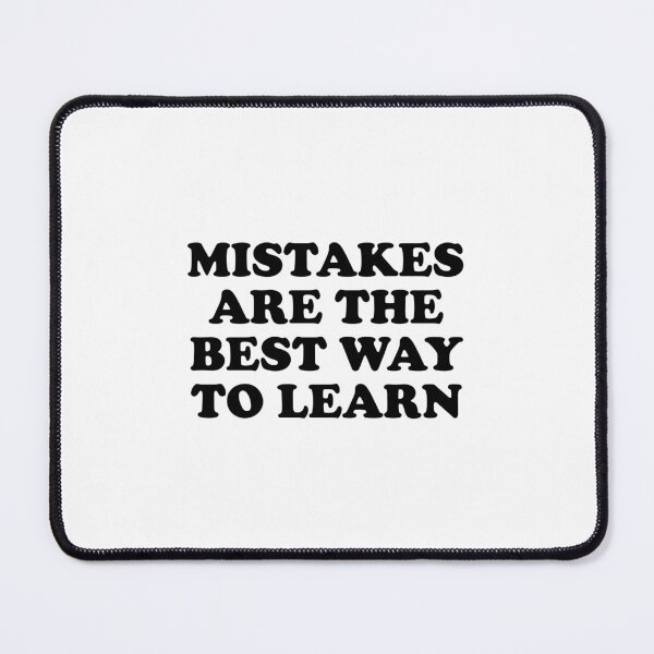 Item preview, Mistakes are the best way to learn  - motivational quotes designed and sold by Inspirationmotivation.
