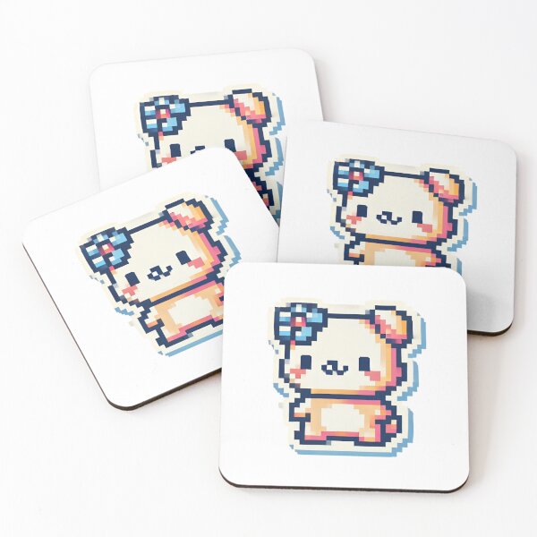 Item preview, Pixel Bear with Flowe designed and sold by BillyD-Art.