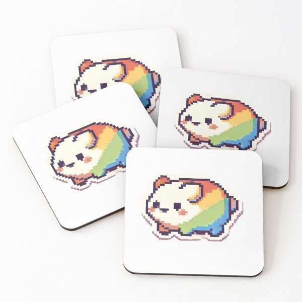 Item preview, Rainbow Panda Pixel Art designed and sold by BillyD-Art.
