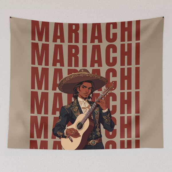 Item preview, MARIACHI MEXICO GUITAR PLAYER MUSIC LOVERS GIF designed and sold by La Loca.