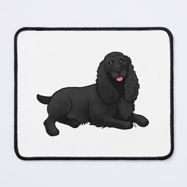 Item preview, Dog - Field Spaniel Black docked designed and sold by Jennifer Stolzer.