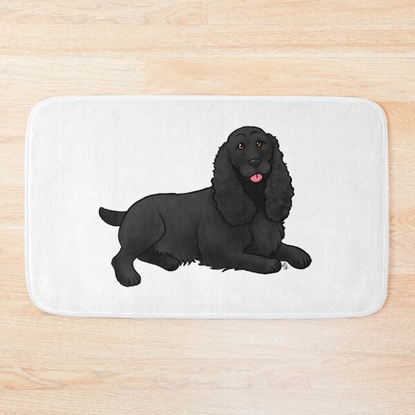 Item preview, Dog - Field Spaniel Black docked designed and sold by Jennifer Stolzer.