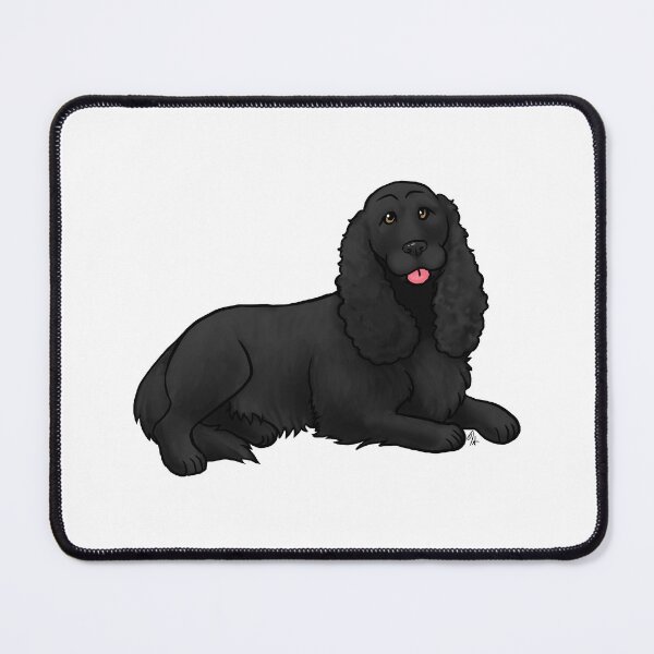 Item preview, Dog - Field Spaniel Black tail designed and sold by Jennifer Stolzer.