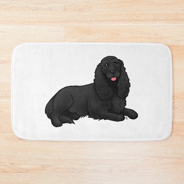 Item preview, Dog - Field Spaniel Black tail designed and sold by Jennifer Stolzer.