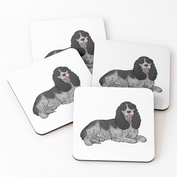 Item preview, Dog - Field Spaniel Black Roan tail designed and sold by Jennifer Stolzer.