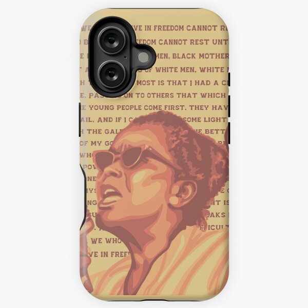 Vista previa del artículo con la obra «Retrato de Ella Baker », diseñado y vendido por Unhinged Heather.