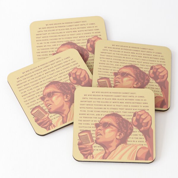 Item preview, Ella Baker Portrait  designed and sold by Unhinged Heather.