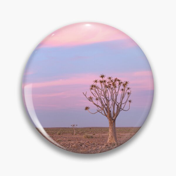 Item preview, Lone Quiver tree in sunset landscape designed and sold by Images by Chris de Blank.