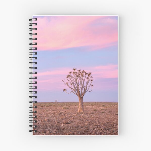 Item preview, Lone Quiver tree in sunset landscape designed and sold by Images by Chris de Blank.