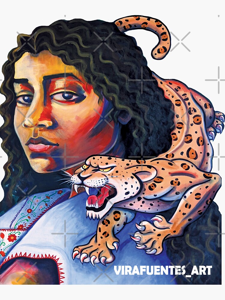 Thumbnail 3 of 3, Sticker, Spirit Animal_no background designed and sold by VirafuentesArt.