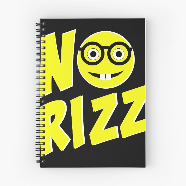 Item preview, No rizz, rizz, nerd, nerd emoji, glasses designed and sold by SavageLegion.