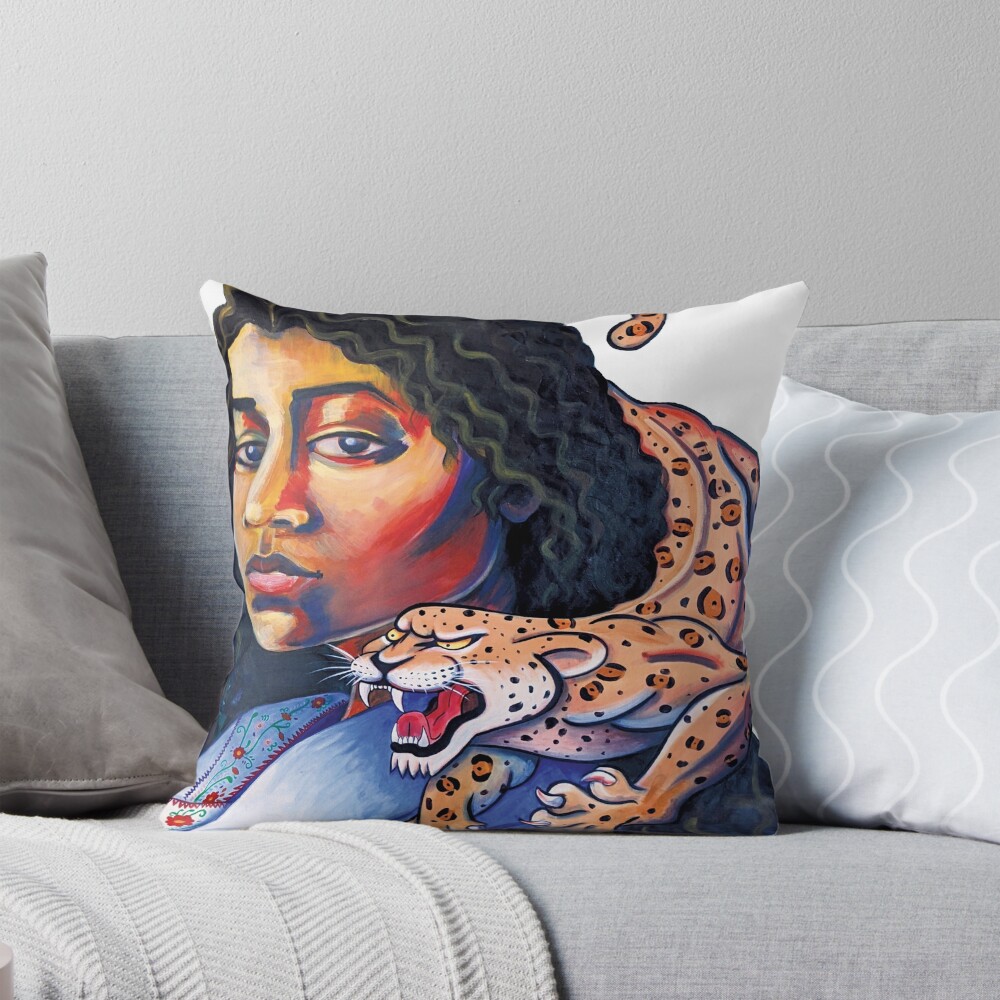 Item preview, Throw Pillow designed and sold by VirafuentesArt.