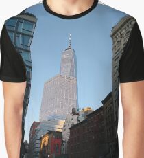 #Happiness, #Building, #Skyscraper, #NewYork, #Manhattan, #Street, #Pedestrians, #Cars, #Towers, #morning, #trees, #subway, #station, #Spring, #flowers, #Brooklyn  Graphic T-Shirt
