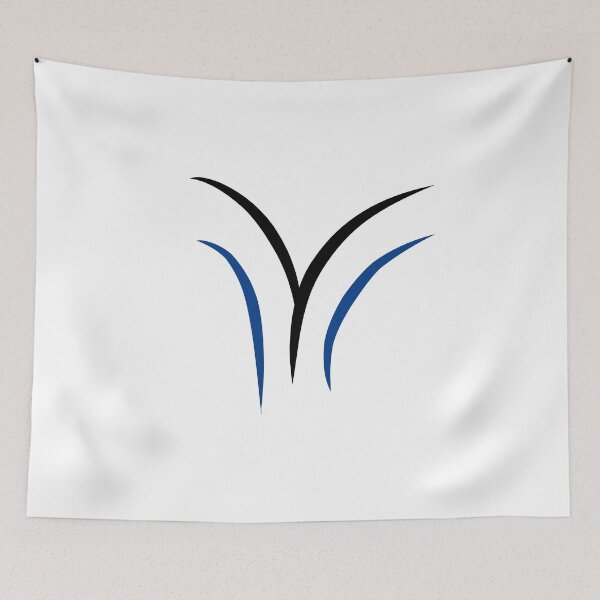 Item preview, BLACK AND BULE LINE DESIGN  designed and sold by Kkdesignshop14.