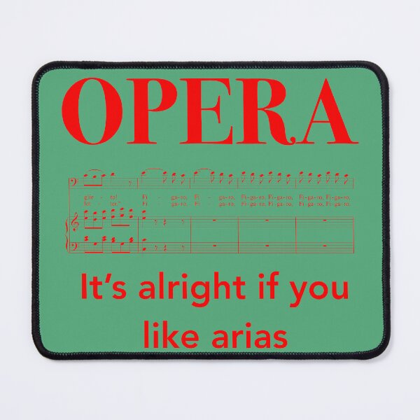Item preview, Opera - it’s alright red writing designed and sold by ClaireBillson.