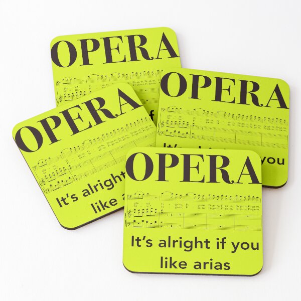 Item preview, Opera - it’s alright black writing designed and sold by ClaireBillson.