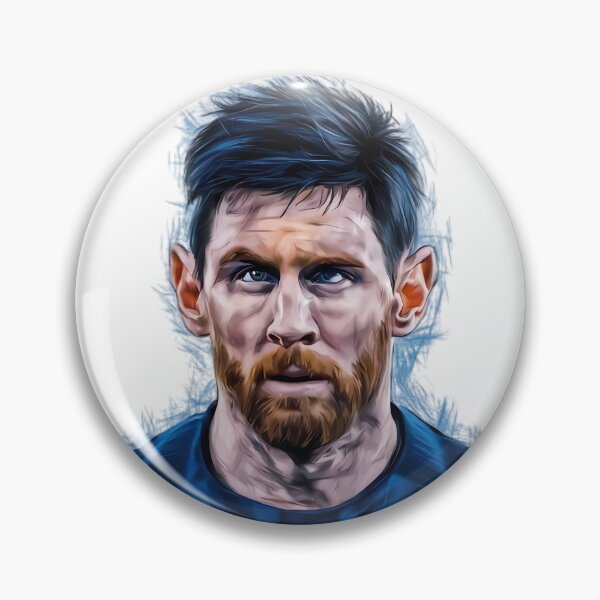 Item preview, Potrait Of The G.O.A.T : Leo Messi designed and sold by InkFool.