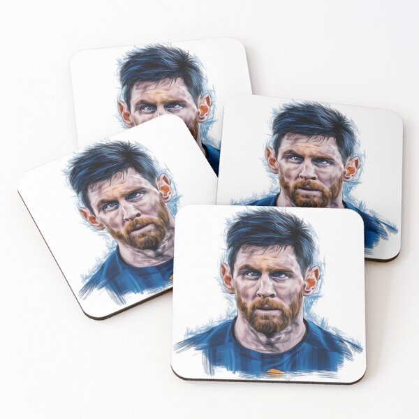 Item preview, Potrait Of The G.O.A.T : Leo Messi designed and sold by InkFool.
