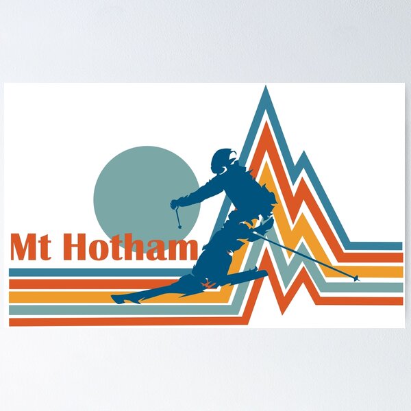 Item preview, Vintage Summit: retro skier at work, Mount Hotham designed and sold by rillak.