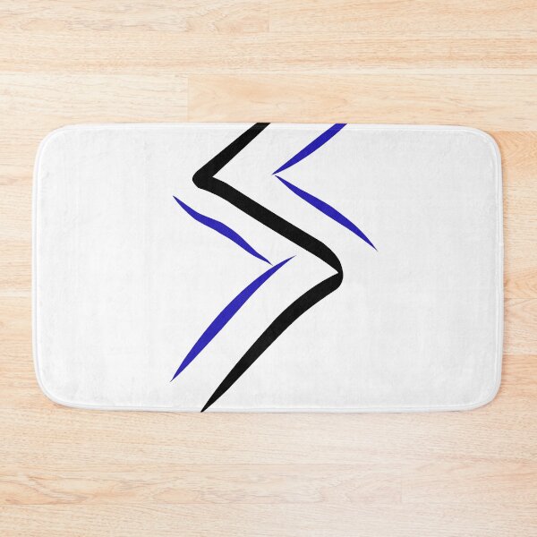 Item preview, BLACK AND BULE LINE DESIGN  designed and sold by Kkdesignshop14.