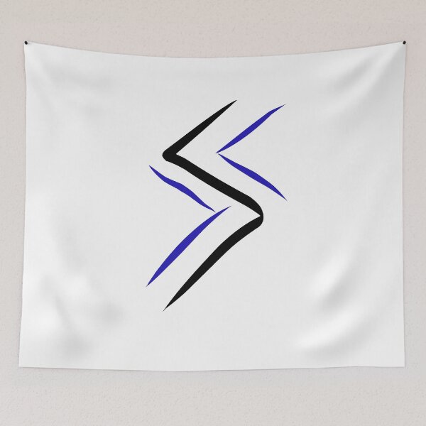 Item preview, BLACK AND BULE LINE DESIGN  designed and sold by Kkdesignshop14.