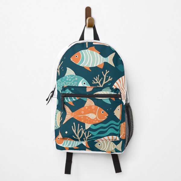 Item preview, Vibrant Fish Pattern designed and sold by Pixevol.