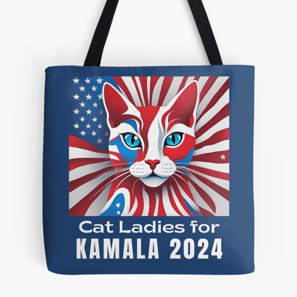 Item preview, Cat Ladies for Kamala Harris Democrat President Election 2024 designed and sold by GroovyGal.