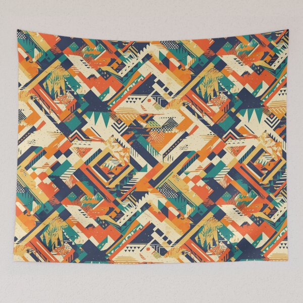 Item preview, Indigenous-Inspired Geometric Motif | Seamless designed and sold by Unrooted.