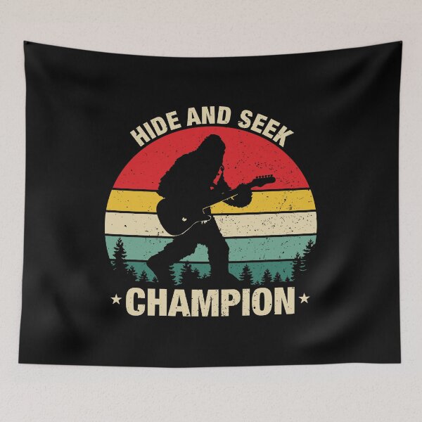 Item preview, Undefeated Hide And Seek Champion - Vintage Bigfoot Gift designed and sold by viunziameriza.